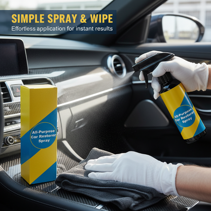 RadiantRide Interieur Vernieuwingsspray 120ml – Bescherming, Glans, Sprankeling