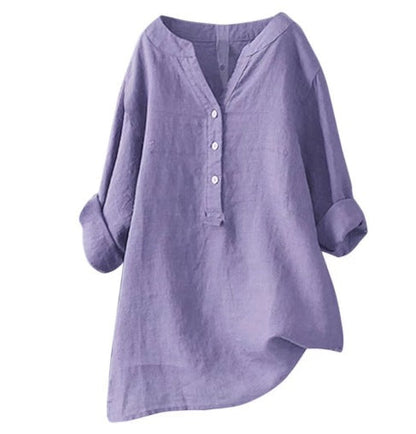 Heidi – Dames Casual Jurk met V-hals en Verstelbare Mouwen