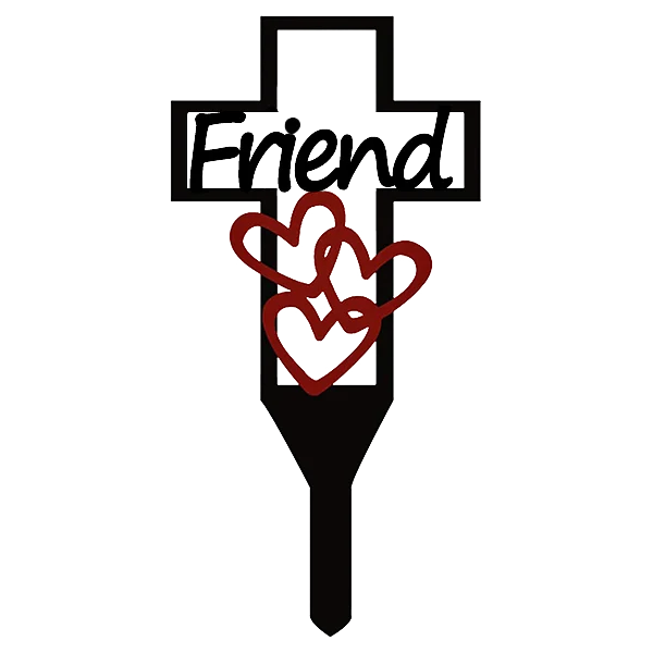 Variant image for Begraafplaatskruis - Duurzaam Herinneringssymbool voor Moeders met Roos-15