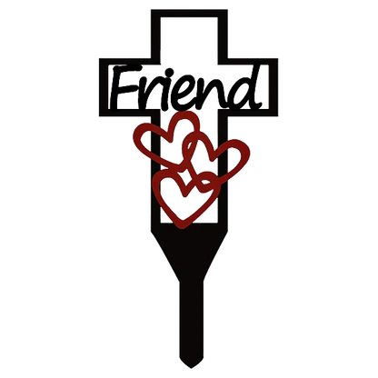 Variant image for Begraafplaatskruis - Duurzaam Herinneringssymbool voor Moeders met Roos-15