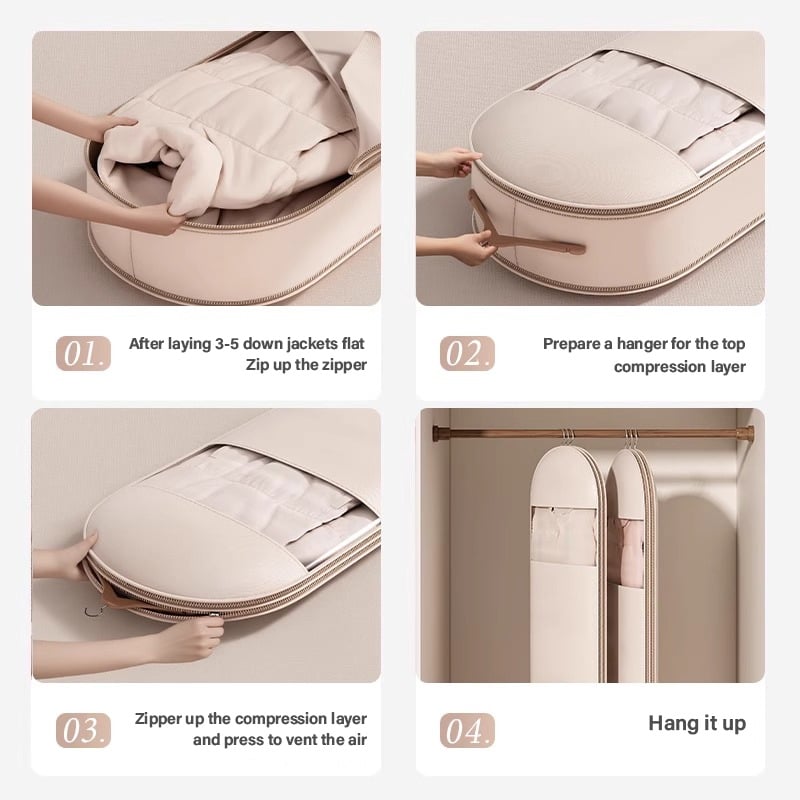 ClosetZip™ – Kledingbeschermer met Ruimtewinst | 50% KORTING