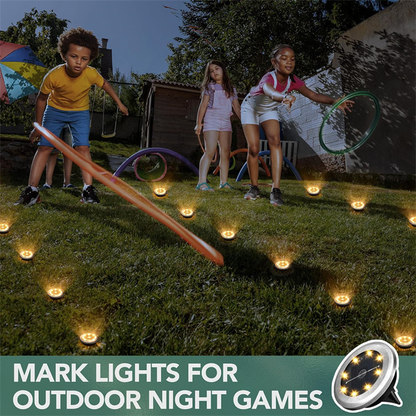 SolarGlow 4 stuks-Set — Tuinpadverlichting | 50% KORTING
