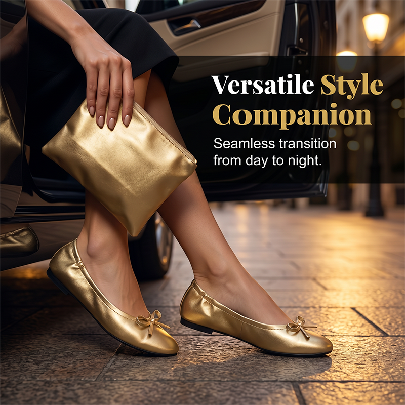 Nina — Opvouwbare Ballerina’s met Lichtgewicht Comfort