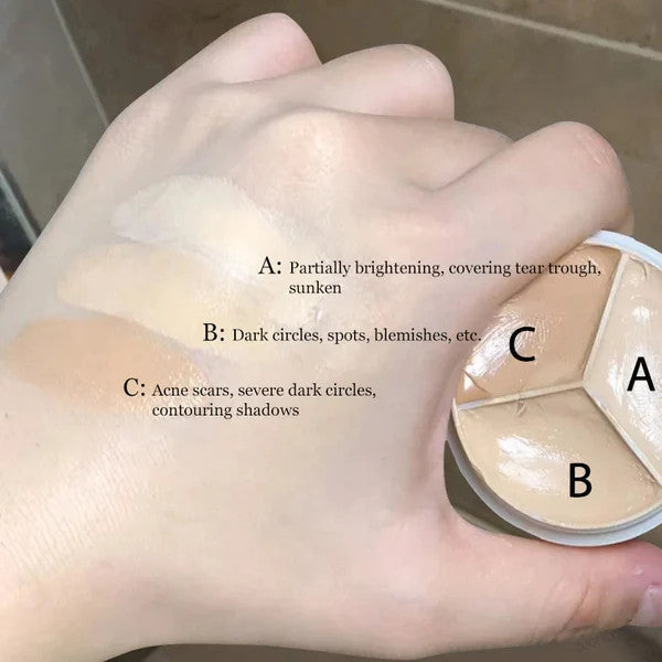 Driekleurige Concealer - Perfecte Kleurcorrectie & Huidverzorging