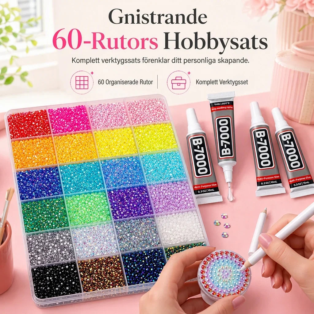 Crystal Art Set — Ontketen Glamorieuze Creativiteit