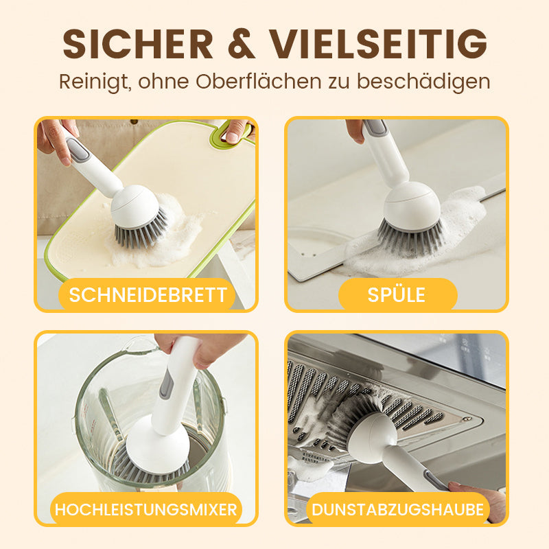 SwivelScrub Borstel – Moeiteloos Glanzend Reiniging