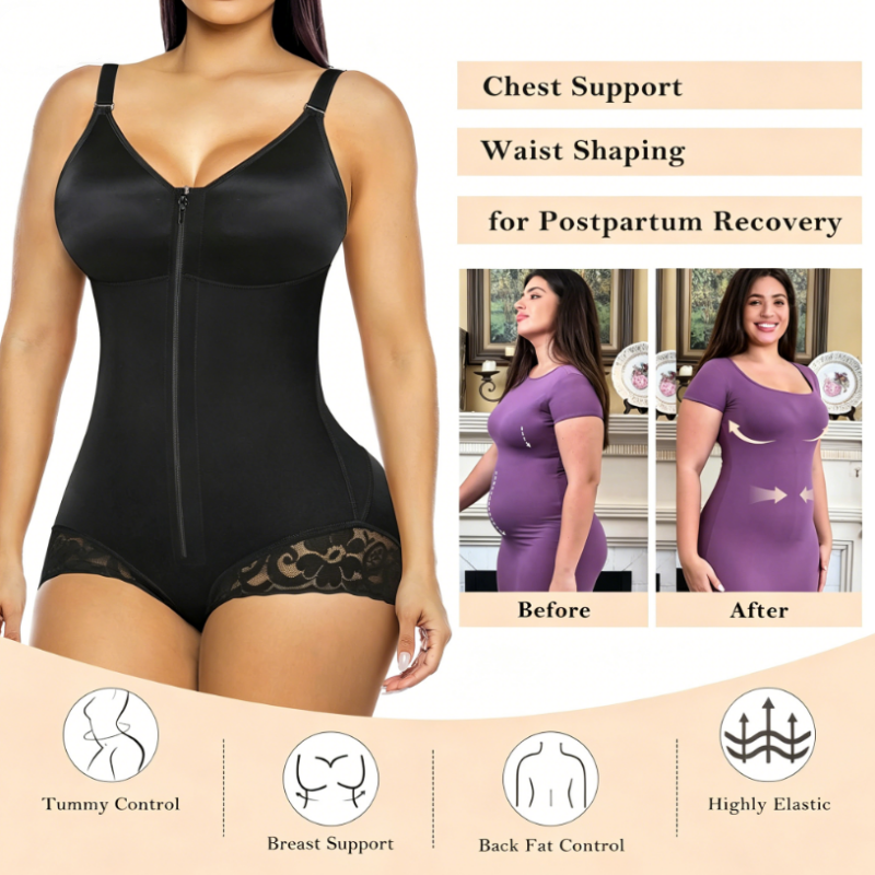 Heather – Dames 360° Taillevormende Body met Verstelbare Bandjes