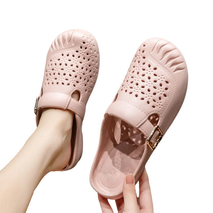 Nora – Lichtgewicht, ademende instapslippers met voetboogondersteuning