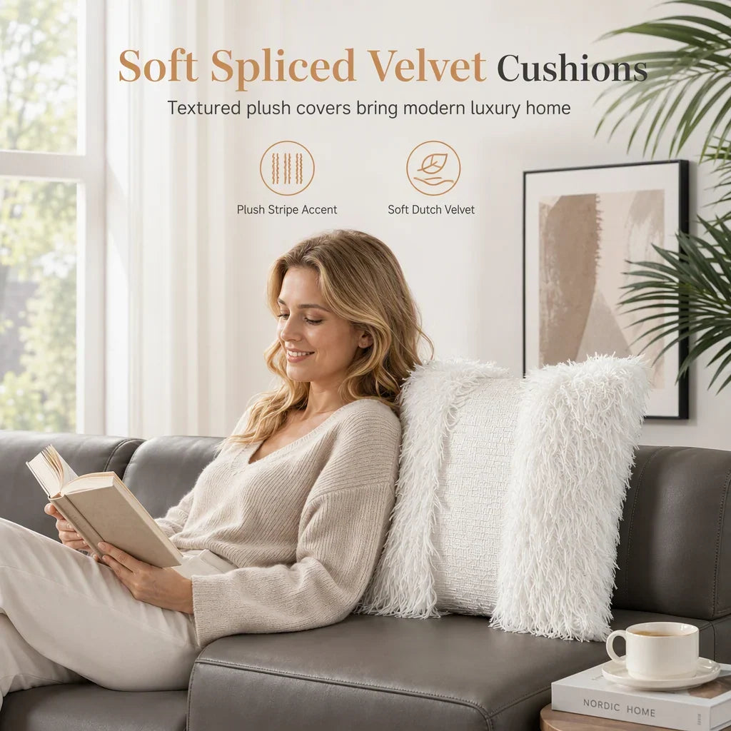 Velvique Vierkante Kussenslopen — Dompel Jezelf Onder in Luxe Comfort