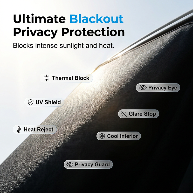 ShadeGuard Eclipse — Directe Privacy, Aangename Koelte