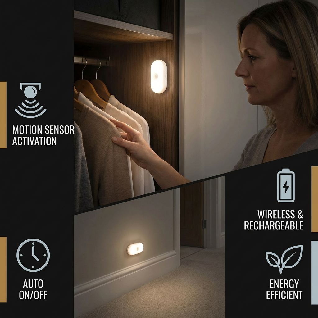 LumaTrail — Bewegingssensor Nachtlamp | 1+1 GRATIS