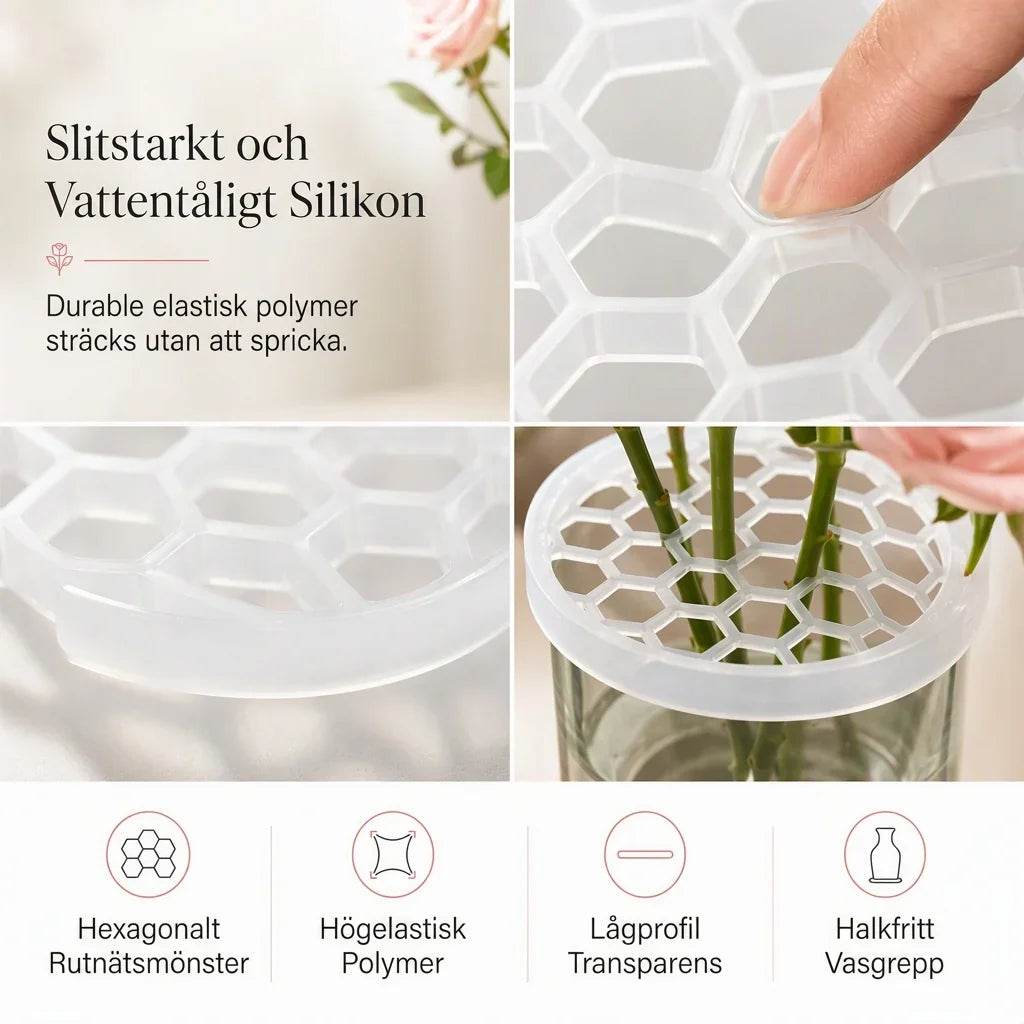 FlexiBloom Siliconen Raster — Perfecte Stelen, Elke Keer