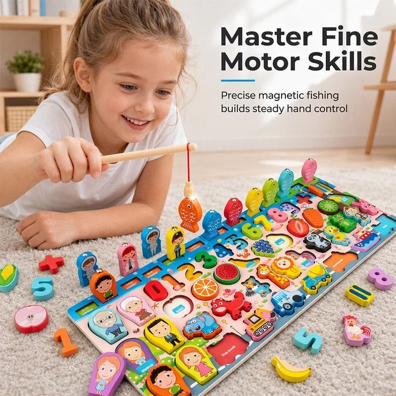 Magnetische Visserijpuzzel — Verhoog Focus, Versterk Hersenen