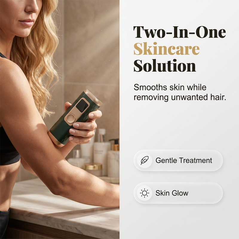 LuminaLuxe IPL Set — Koele Comfort, Zijdezachte Huid