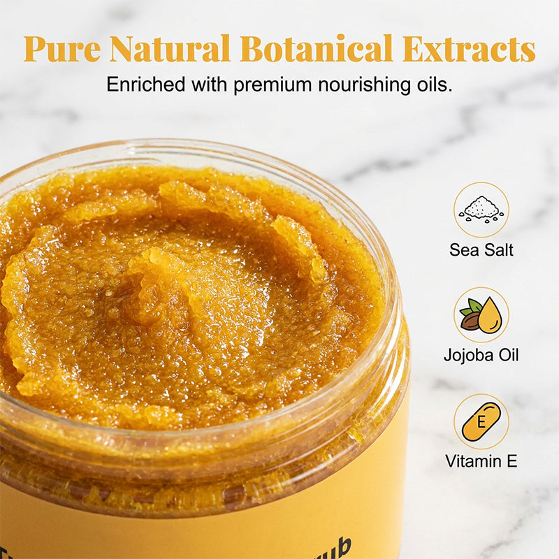 VelvetAura Lichaamsscrub — Ontdek Stralende, Zijdezachte Huid