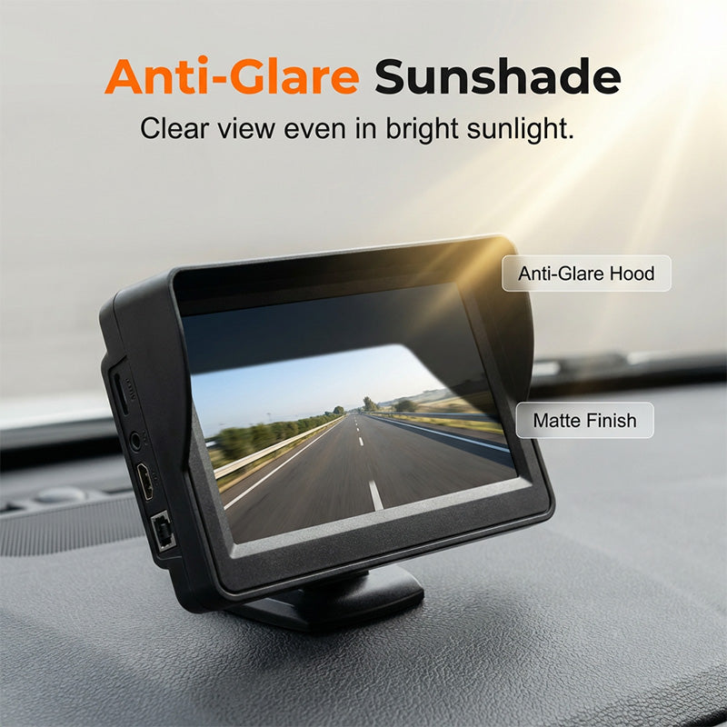 VisiGuard 4,3” Automonitor – Rijd Veiliger, Geniet Meer