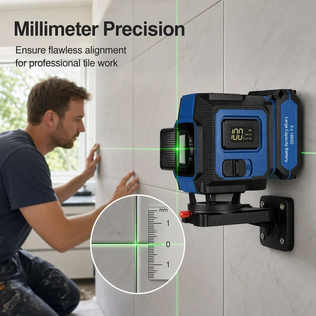 VeroBeam Groene Laser Waterpas — Perfecte Precisie, Elke Keer