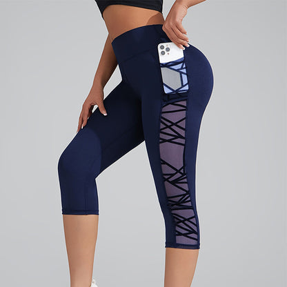 Maya – Ademend, Curve-Verhoger Yoga Leggings met Zakjes