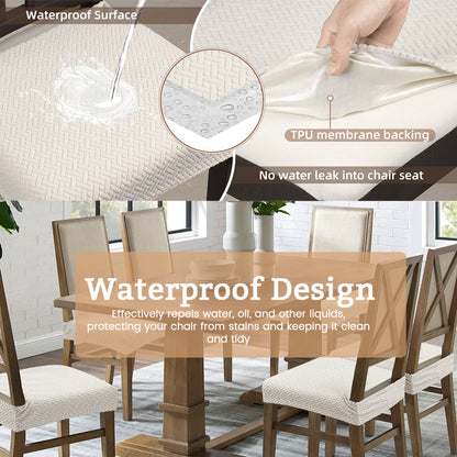 PureCushion Set 4, 6 of 8 stuks – Waterdichte Stoelhoes