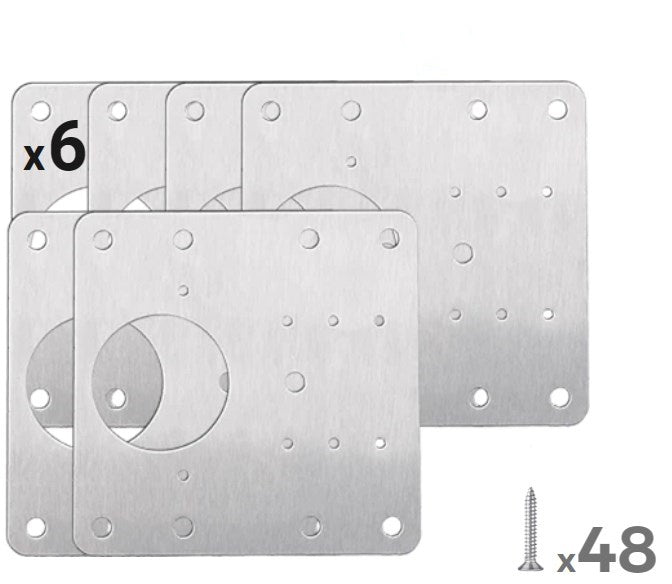 ReinforcePro – Scharnier Reparatie Kit - 5 stuks | 50% KORTING