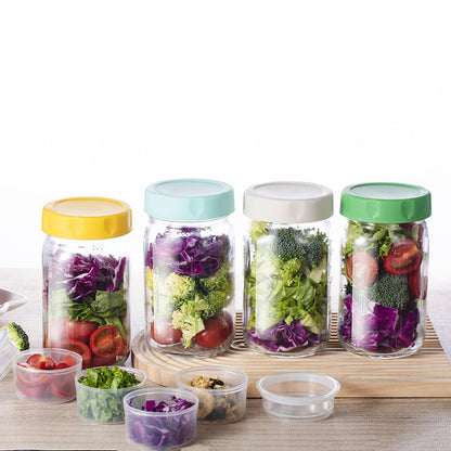 VividVessel – Frisse saladebox glas | 2+1 GRATIS