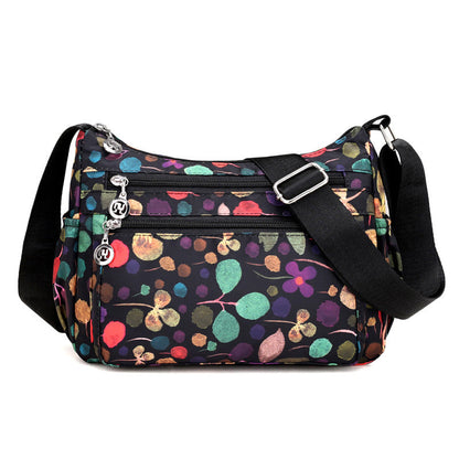 Alma – Spatwaterdichte Nylon Schoudertas met Verstelbare Band