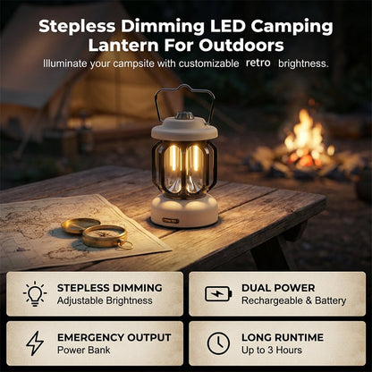 LuminaPulse — Draagbare Outdoor Lantaarn | 50% KORTING