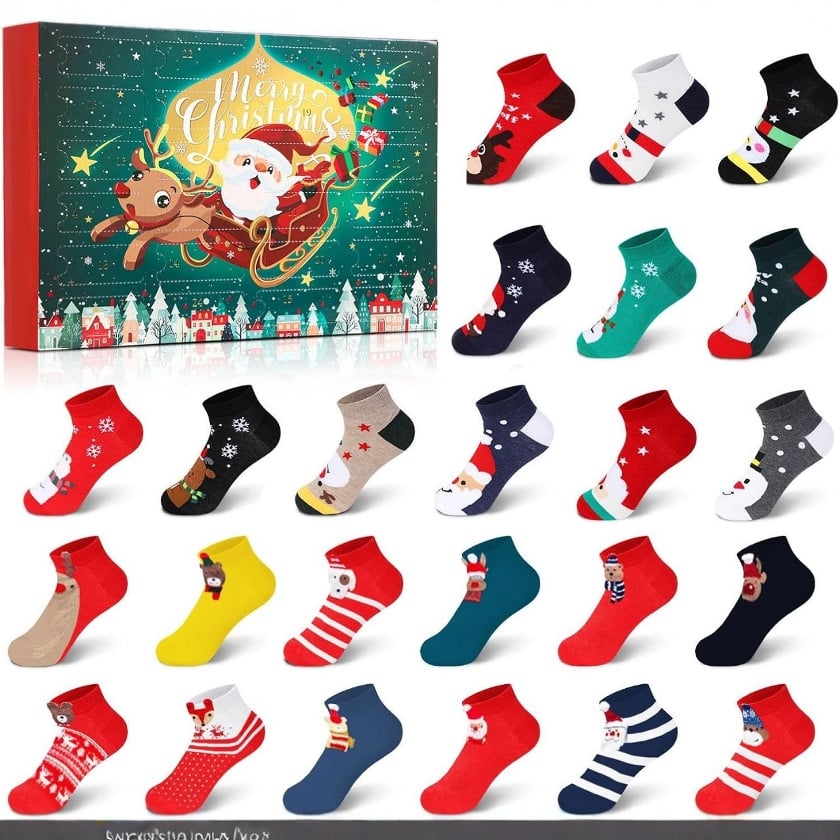 CozySteps – Adventskalender met 24 dagen kerstkousen