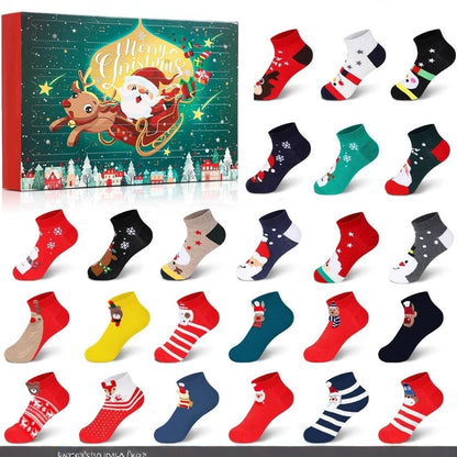 CozySteps – Adventskalender met 24 dagen kerstkousen