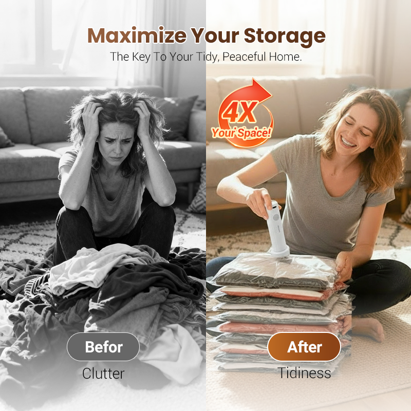 SpaceSavvy — Compressie Reisset | 50% KORTING