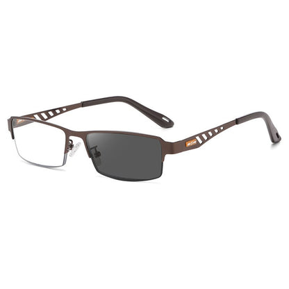 Ultralichte multifocale fotochromatische multifocale leesbril met blauwlichtfilter 2S03