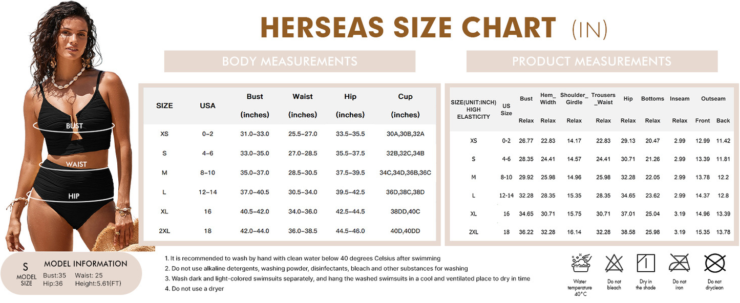 Amelia — Push-Up Hoge Taille Bikini voor Dames