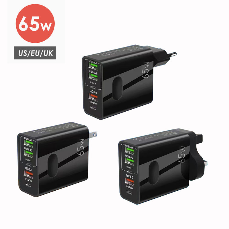PowerPlug 65W — Snel opladen, Levenslang gratis