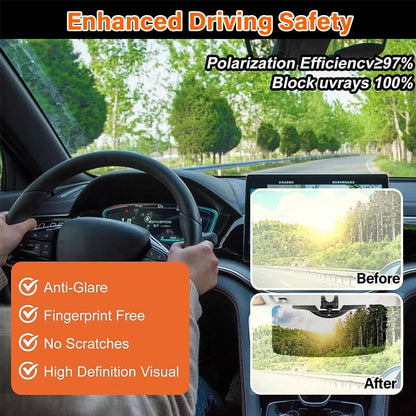 ClearView Drive – Anti-Glare Zonneklep | 50% KORTING