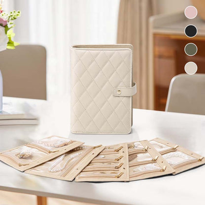 VelvetVault™ – Luxe Juwelen Opbergboek | Elegant, Veilig & Overal mee naartoe | 50% KORTING