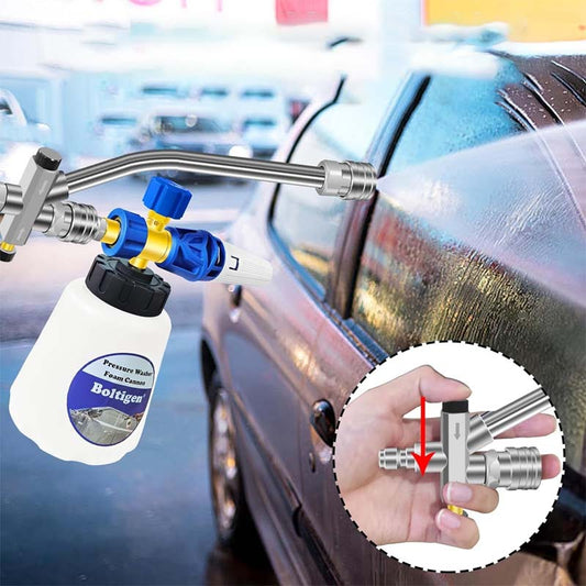 Accessoire met dubbele connector van schuimkanon