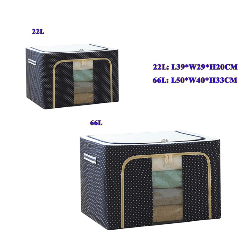 FoldaBox™ – Opvouwbare Opbergdoos met Deksel voor Slimme en Stijlvolle Opslag | 50% KORTING