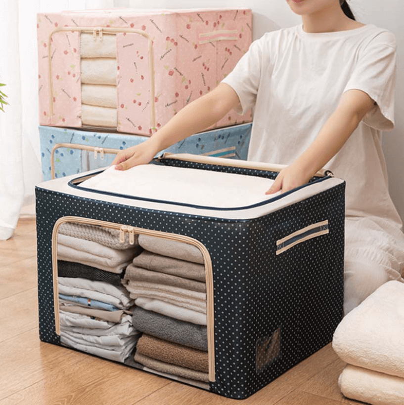 FoldaBox™ – Opvouwbare Opbergdoos met Deksel voor Slimme en Stijlvolle Opslag | 50% KORTING