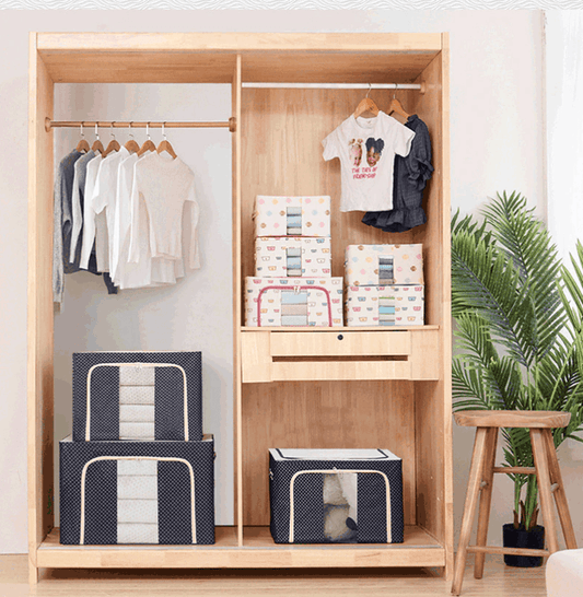 FoldaBox™ – Opvouwbare Opbergdoos met Deksel voor Slimme en Stijlvolle Opslag | 50% KORTING