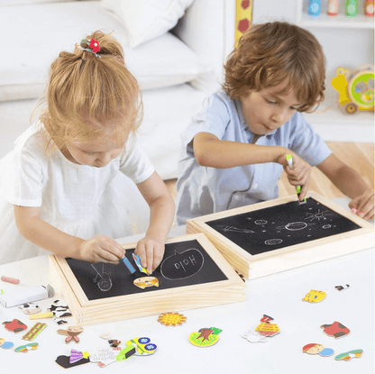 Magnetische dubbelzijdige tekentafel voor kinderen