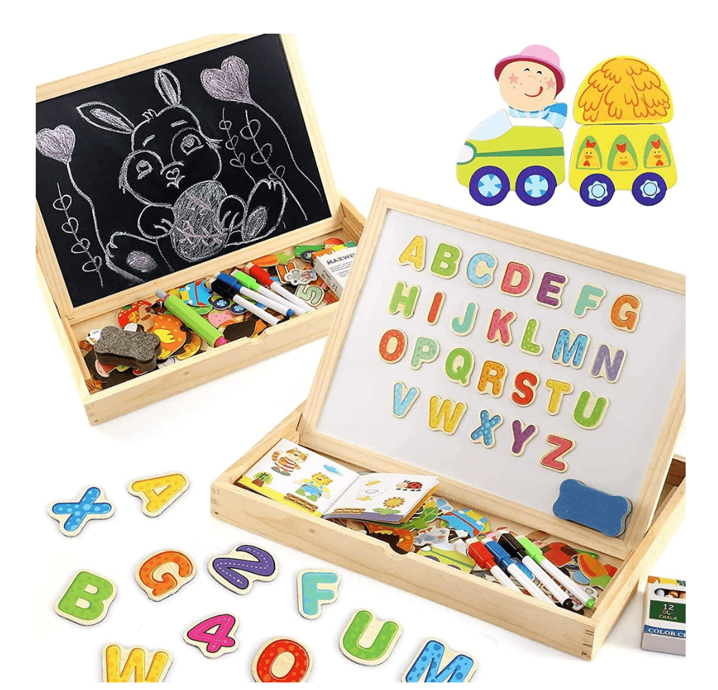 Magnetische dubbelzijdige tekentafel voor kinderen