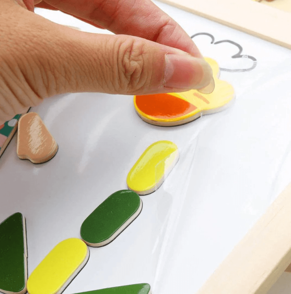 Magnetische dubbelzijdige tekentafel voor kinderen