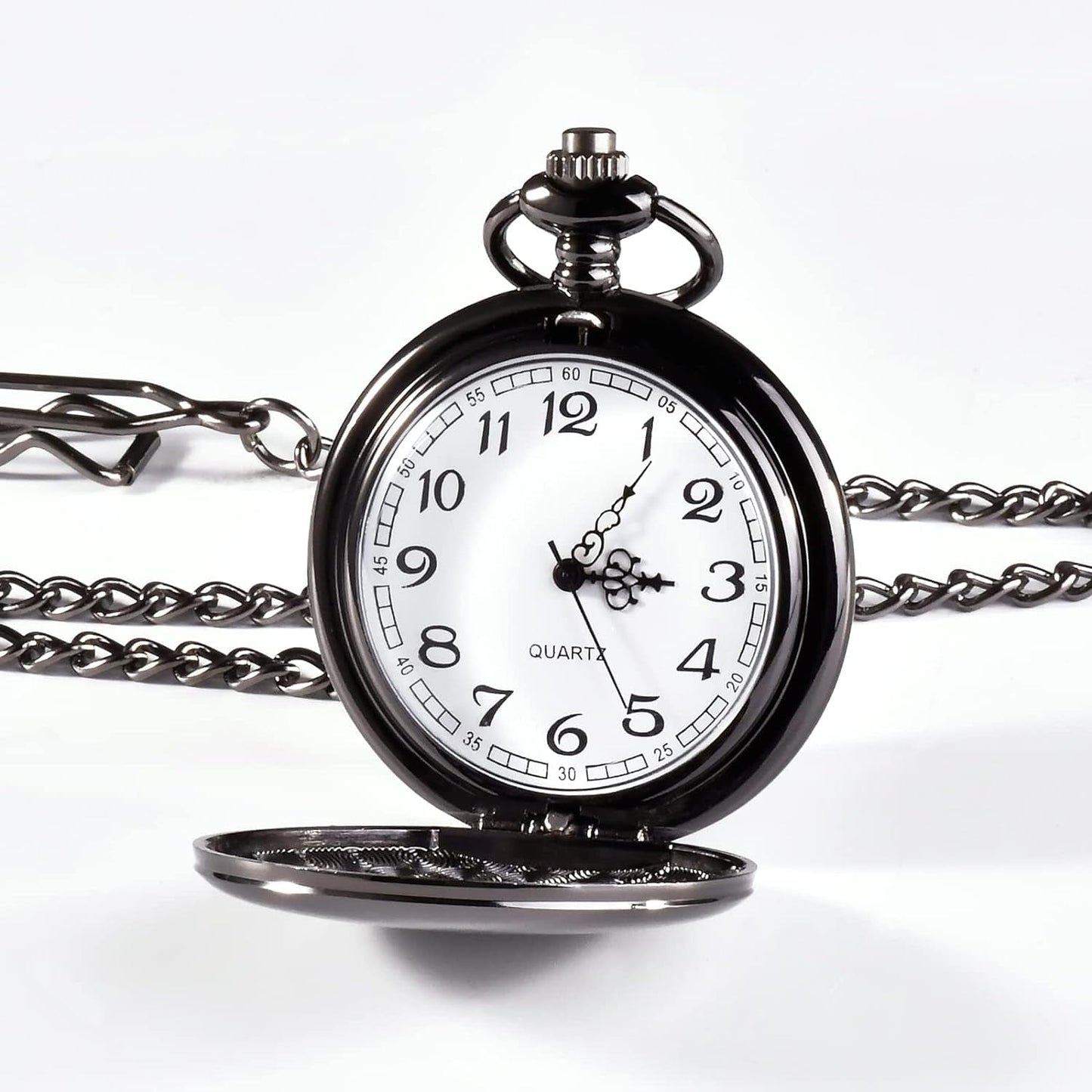 Zakhorloge Heren - Tijdloos Design met Persoonlijke Gravure en Ketting