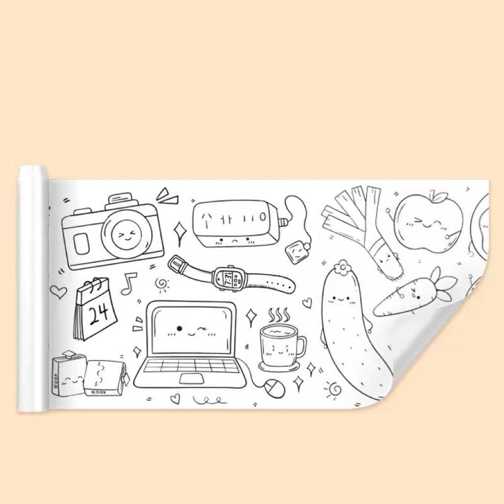 Variant image for Creatieve Tekenrol - Stimuleert Creativiteit met 12 Kleurpotloden-9