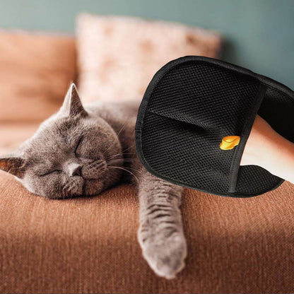 GroomyGlove – Antistatische handschoen voor het verwijderen van dierenhaar | 1+2 GRATIS