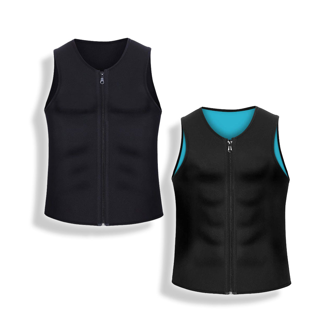 ConfidentFit - Gynaecomastie -Kompressionvest met ritssluiting | 50% KORTING