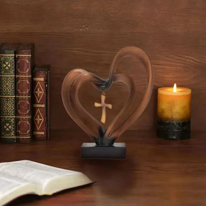 SacredHeart – Symbolisch Houten Kruis | 50% KORTING