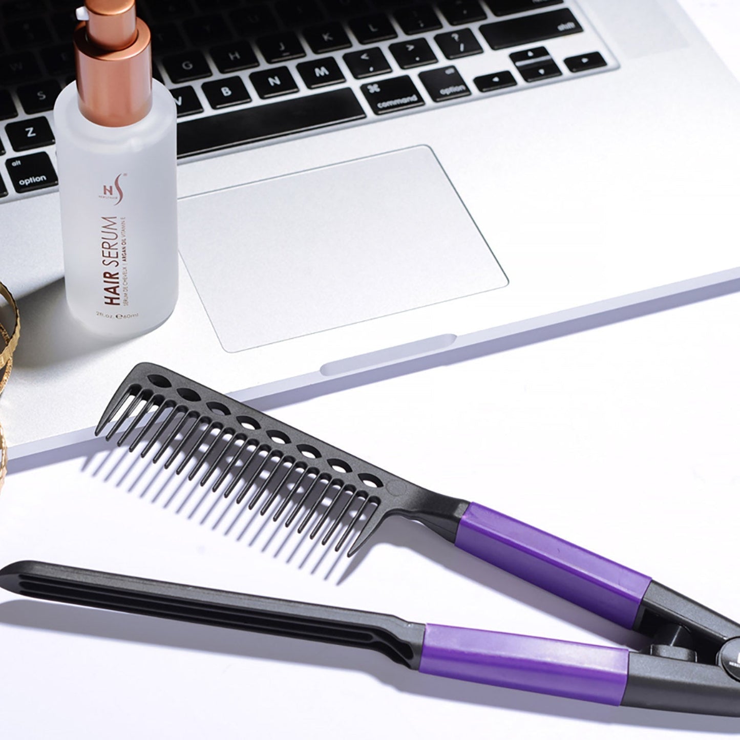 SilkGlide V-Comb – Maak je haar glad als een pro | 1+1 GRATIS