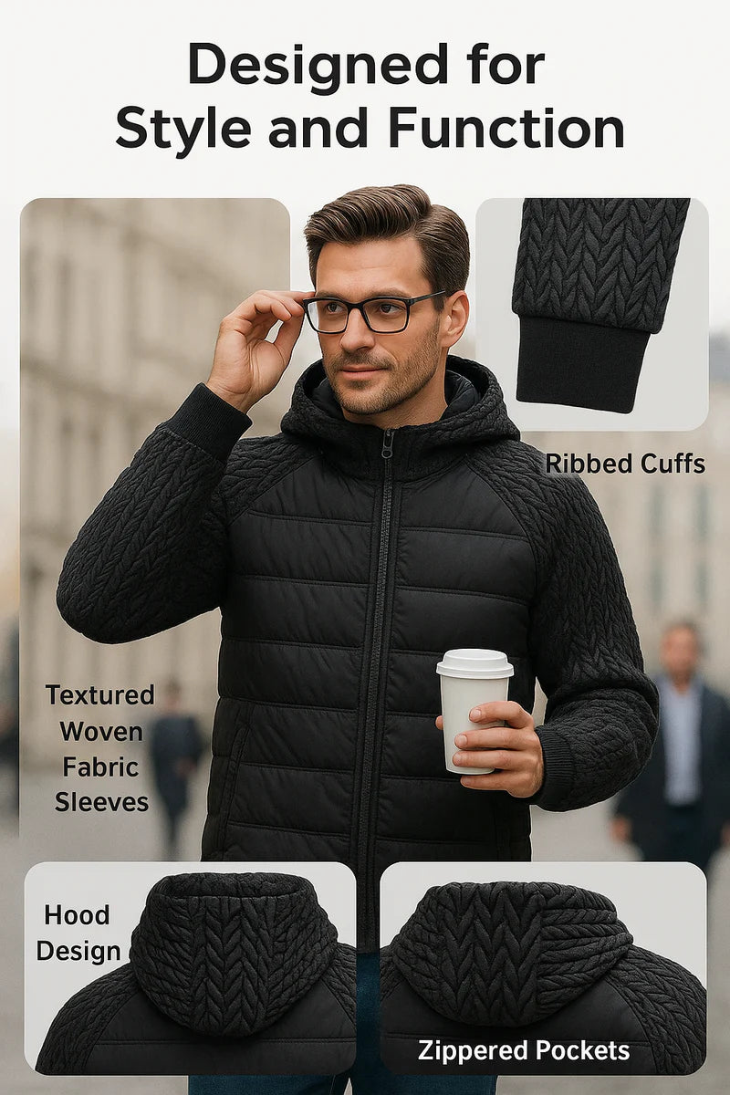Robin – Warme Patchwork Hoodie | 50% KORTING