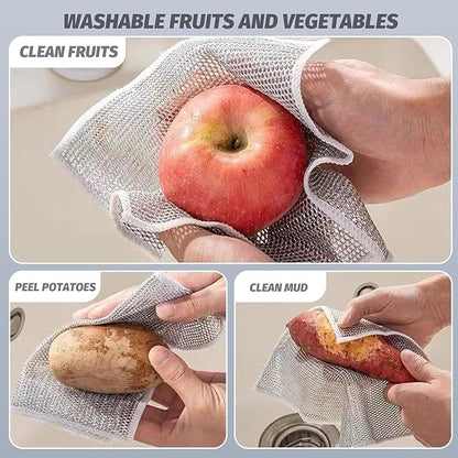 Multifunctionele draaddoeken voor natte en droge reiniging (10-pack)